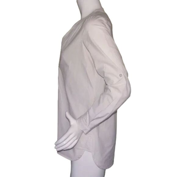 DIANE VON FURSTERBERG Blouse/Tunic, 4, Esti, Stretch, Long sleeve, Off-white - Picture 7 of 14